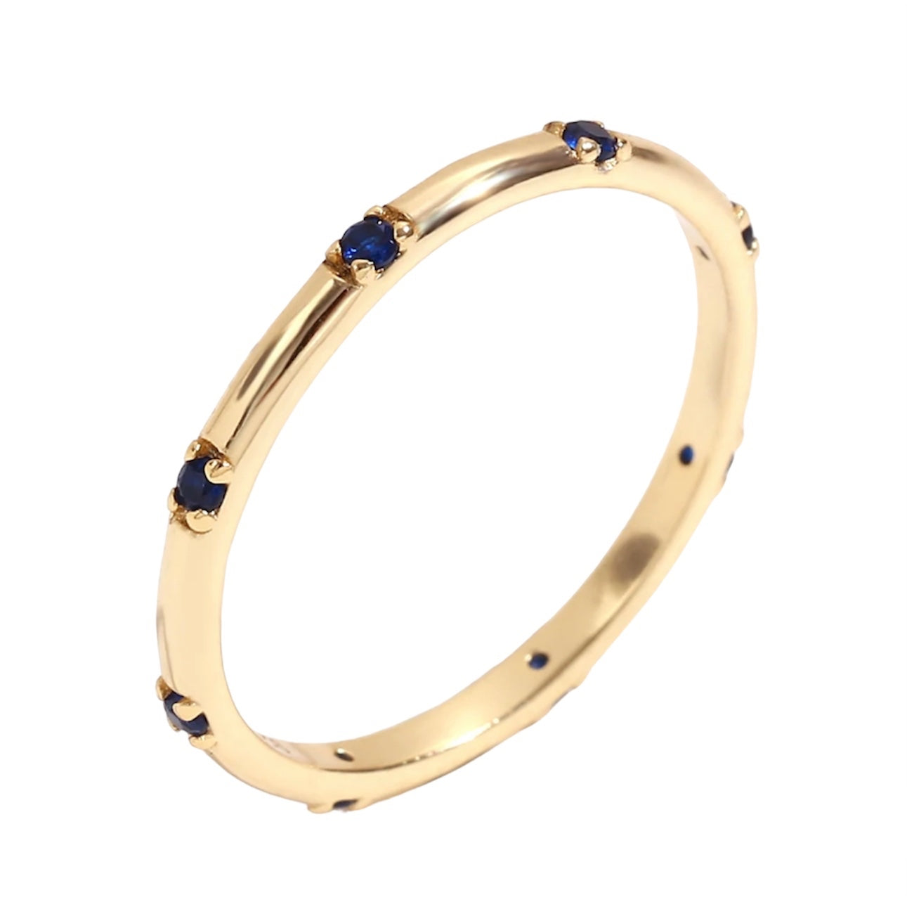 Fay Dark Blue Thin Ring