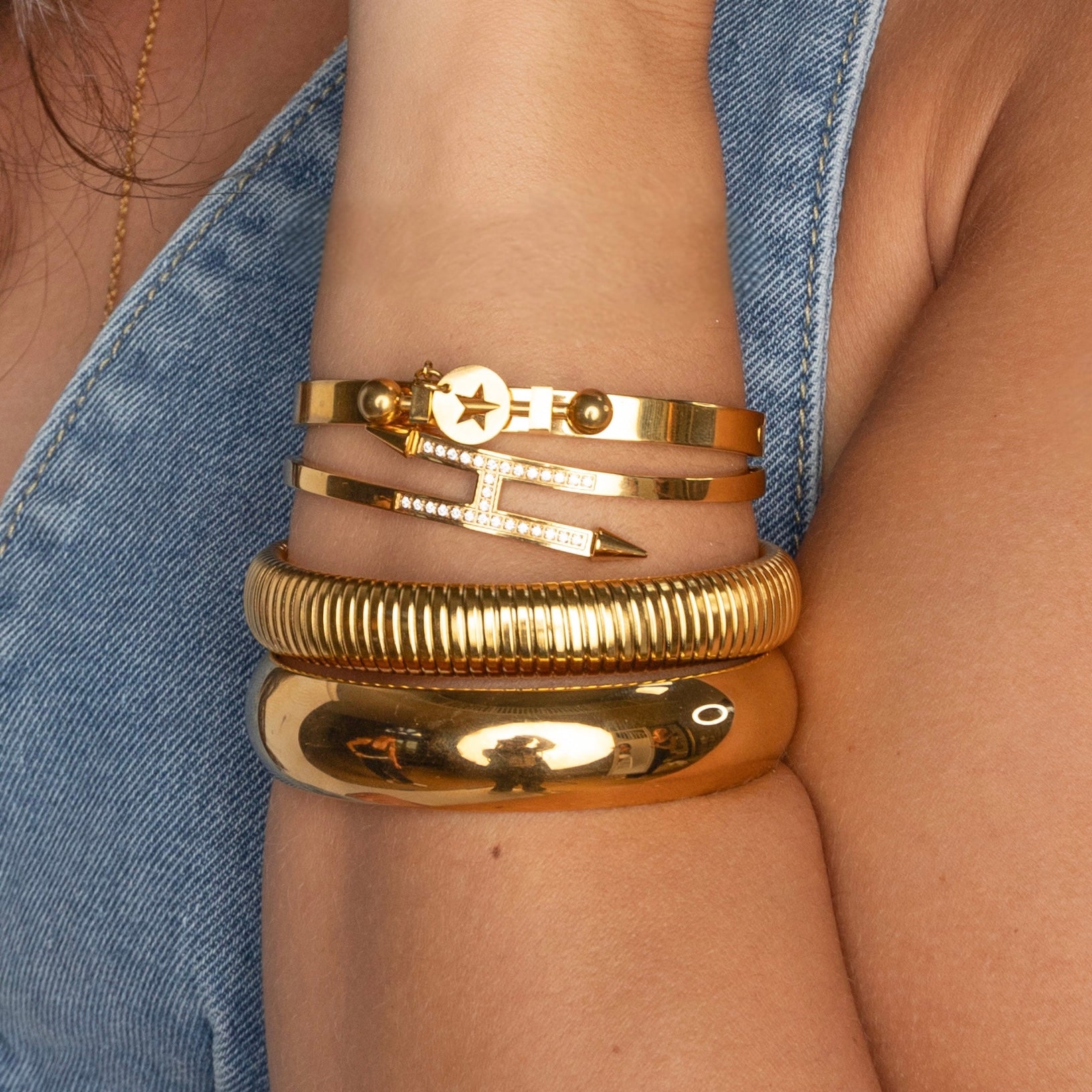 Python Gold Bracelet