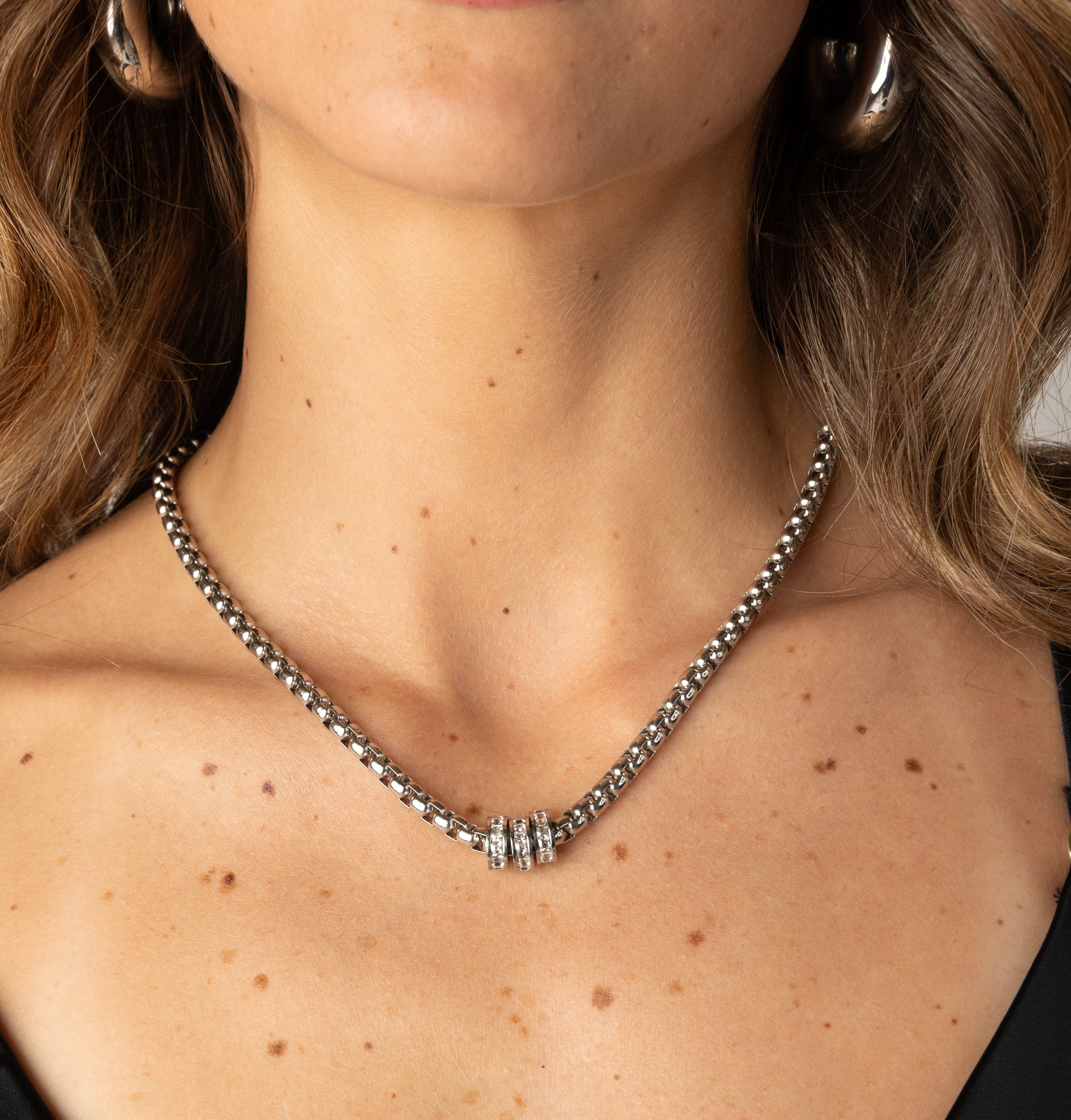 Lara Silver Necklace