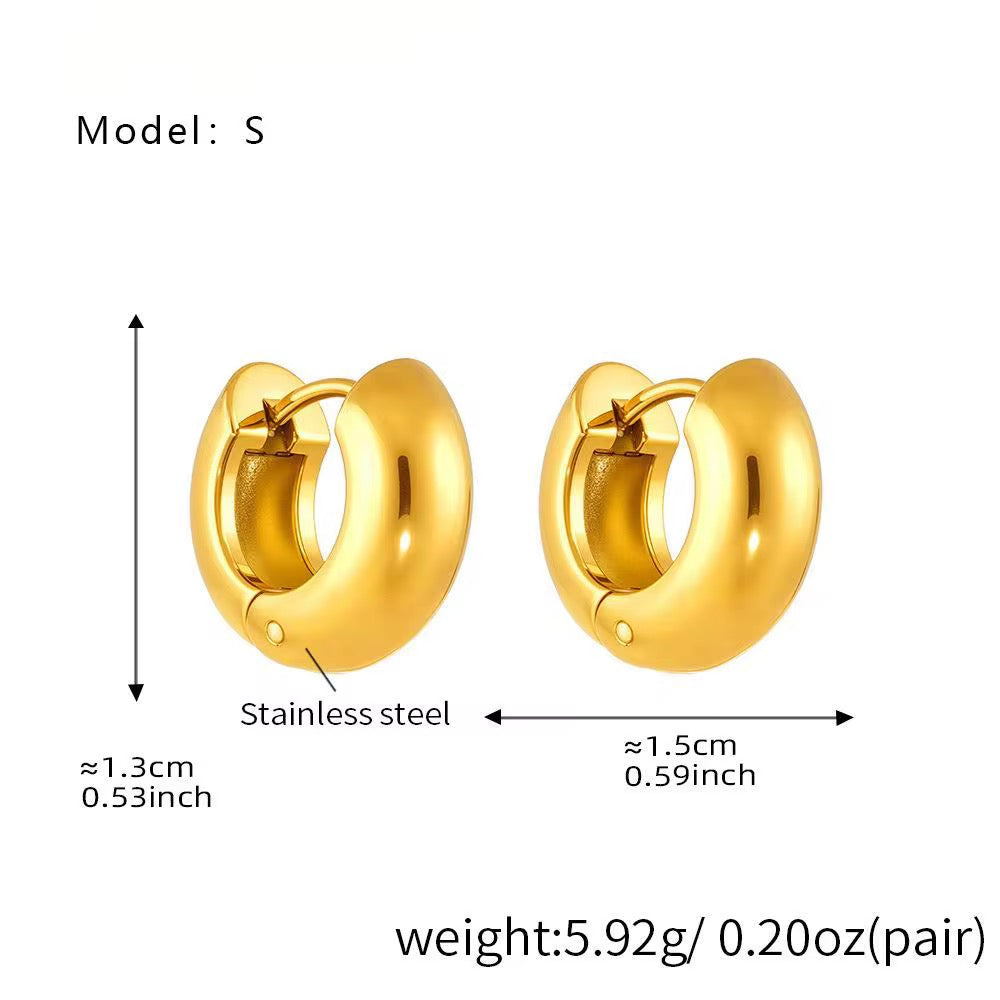 Tiziana Gold Hoop
