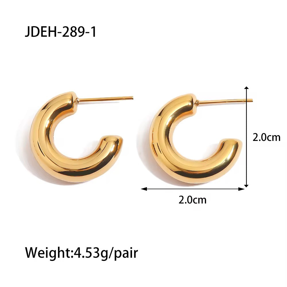 Diana Classic Gold Hoops