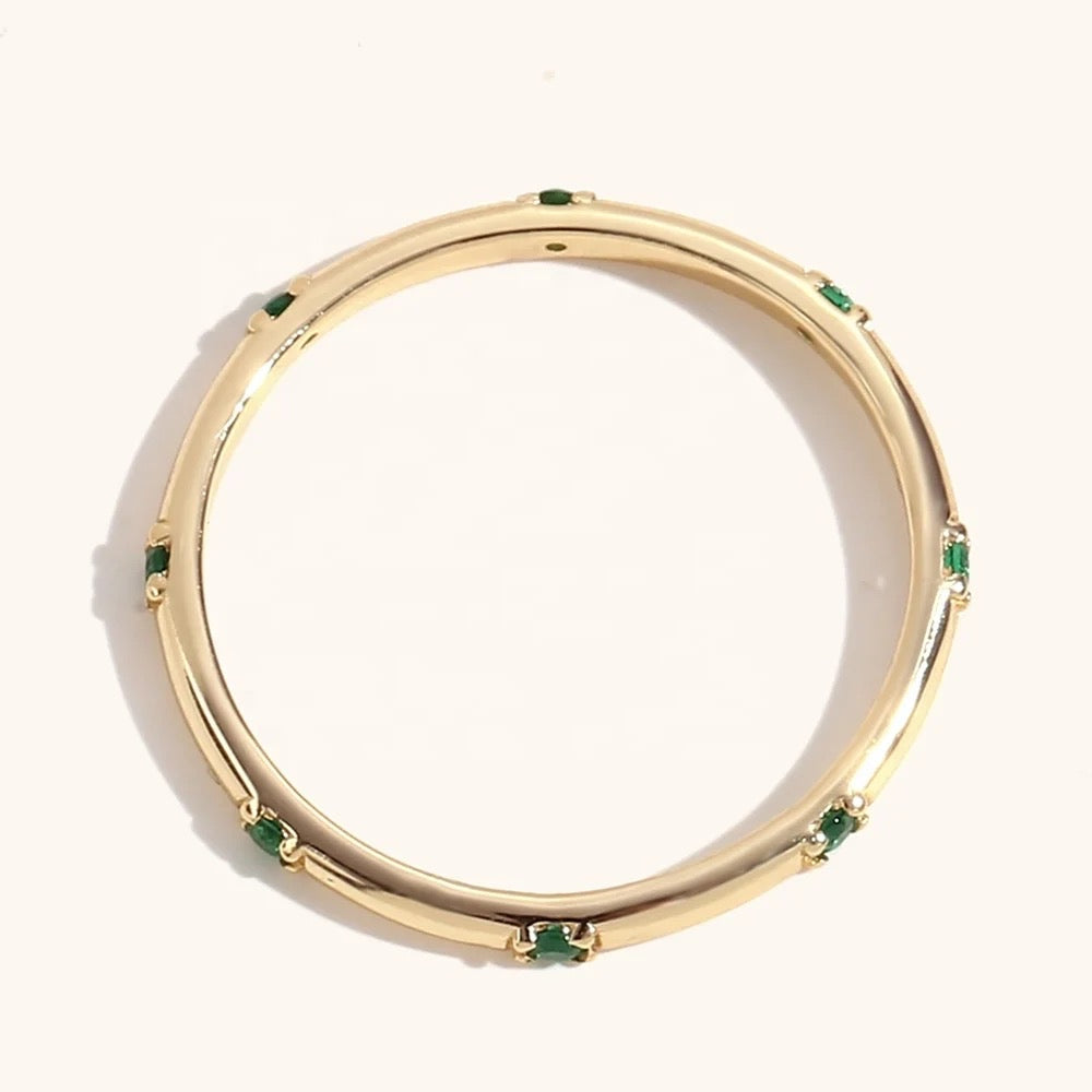 Fay Green Thin Ring