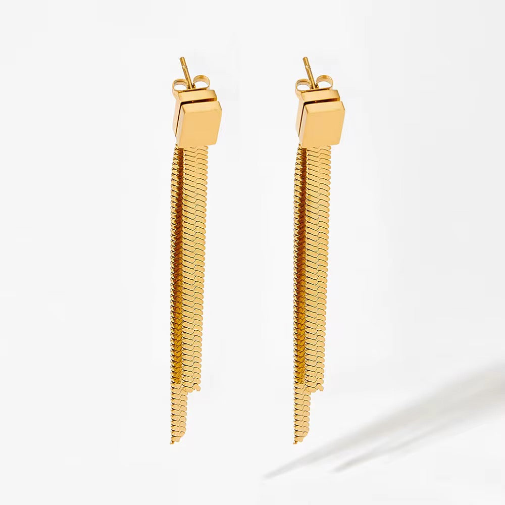 Shannon Snake Tassel Drops