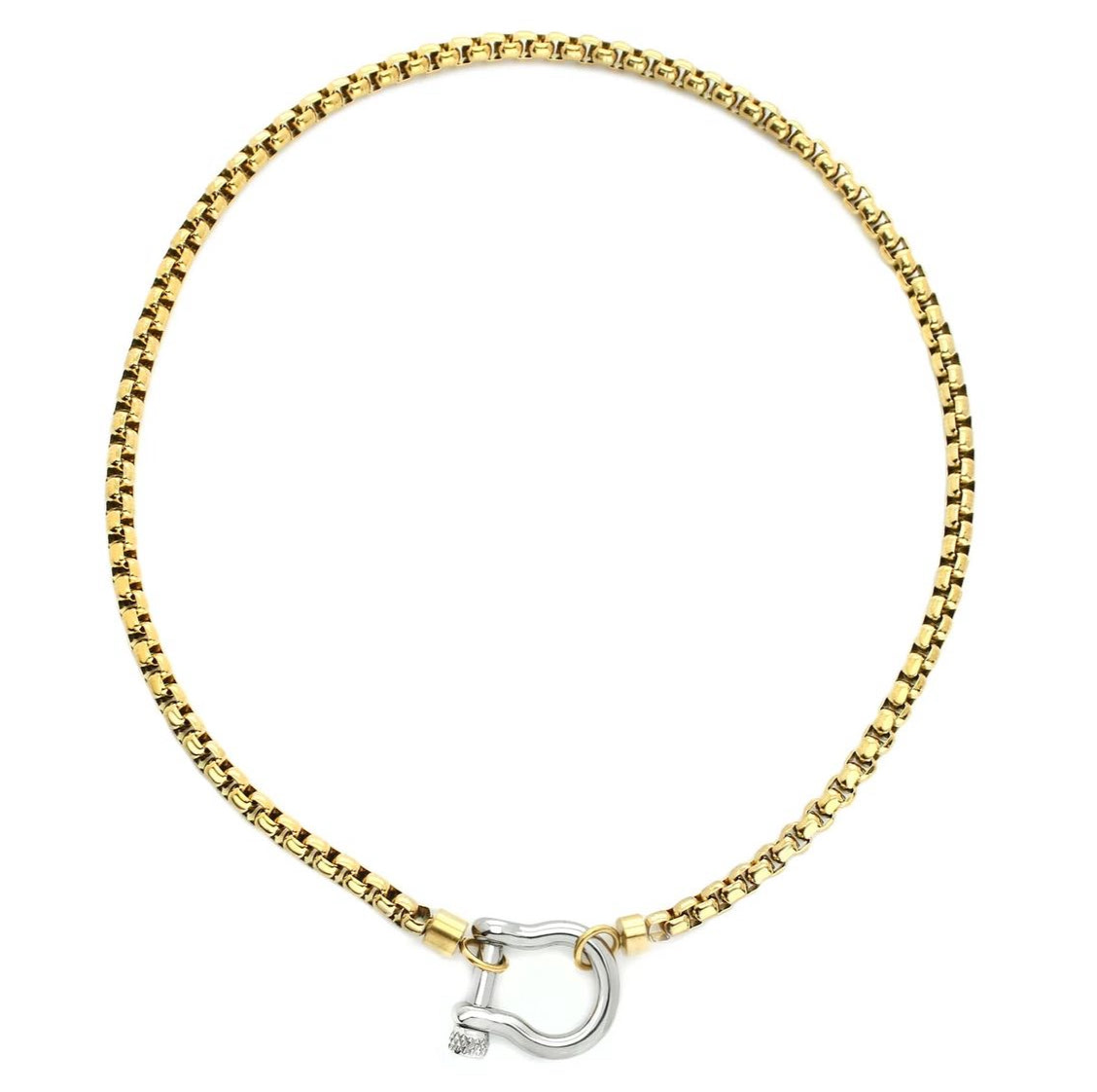 Ferro Gold-Silver Necklace