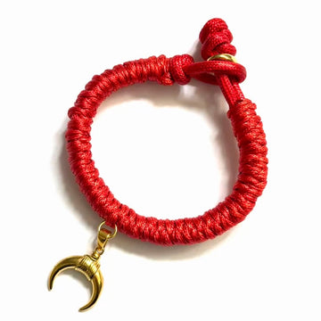 Nataly Red Macrame Bracelet