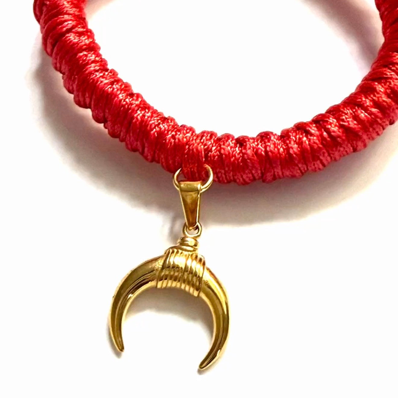 Nataly Red Macrame Bracelet