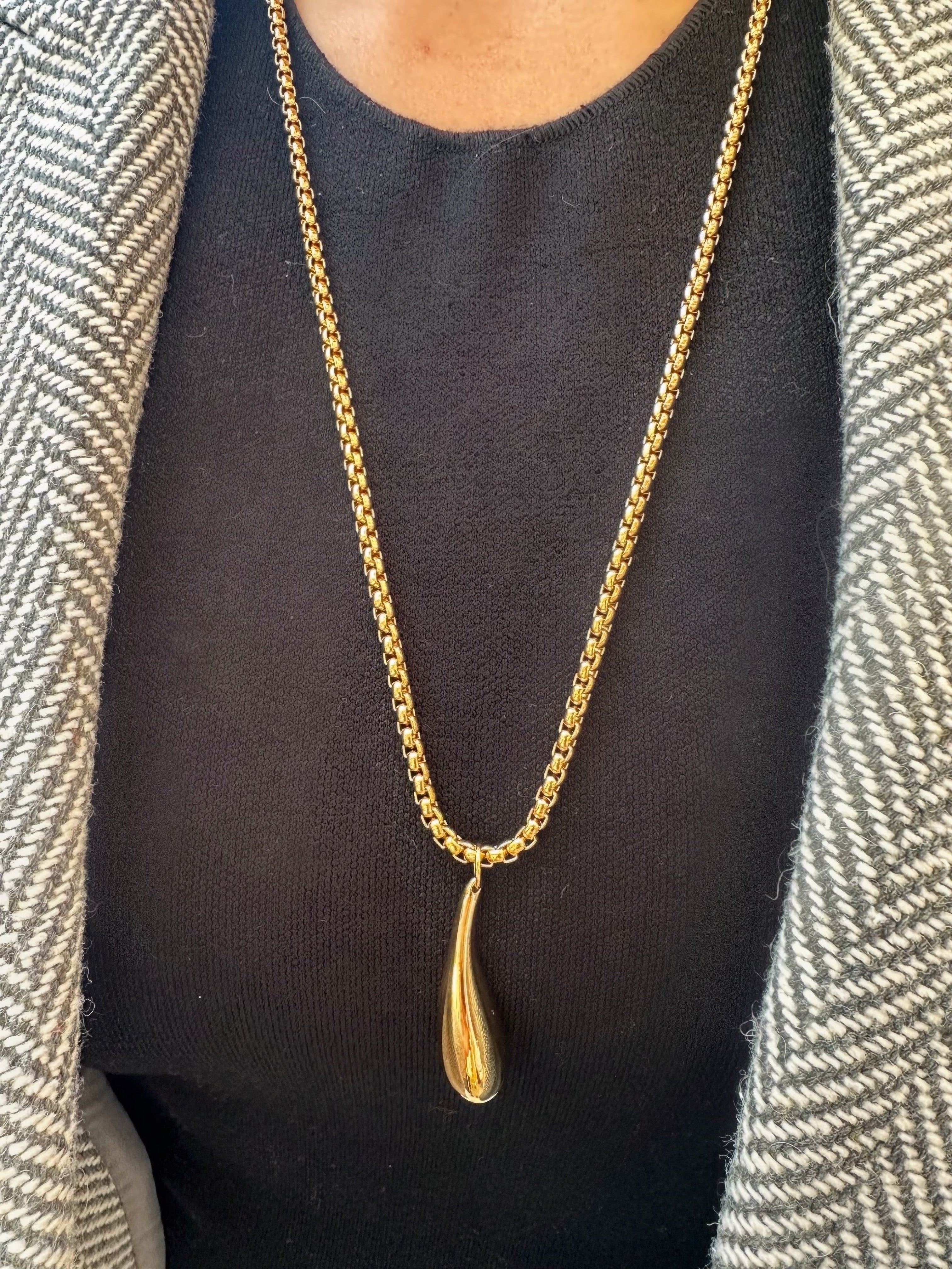 Drop Long Necklace