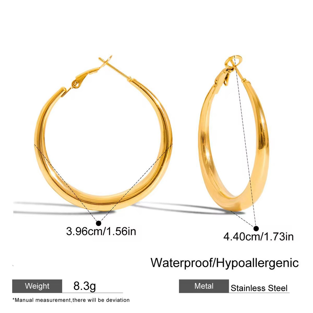Gaby Large Hoop