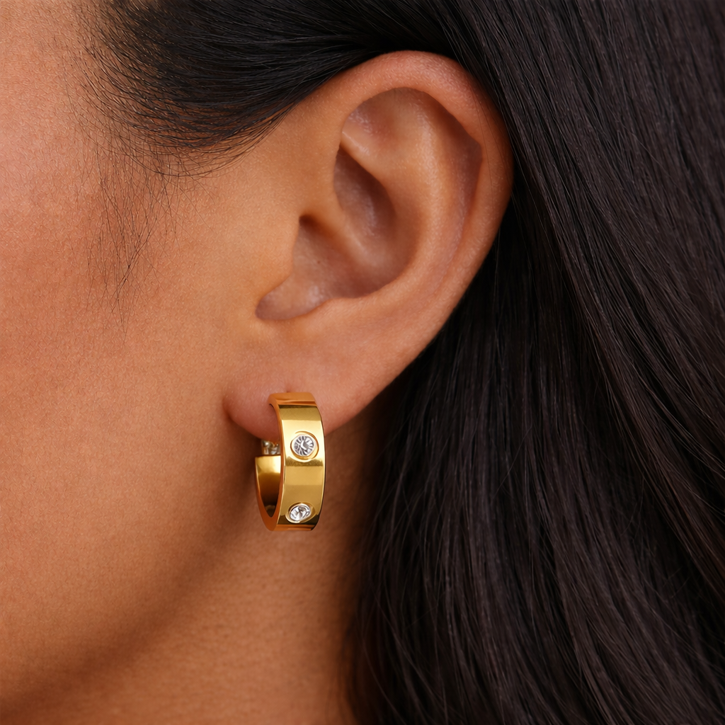 Jackie Gold Earrings