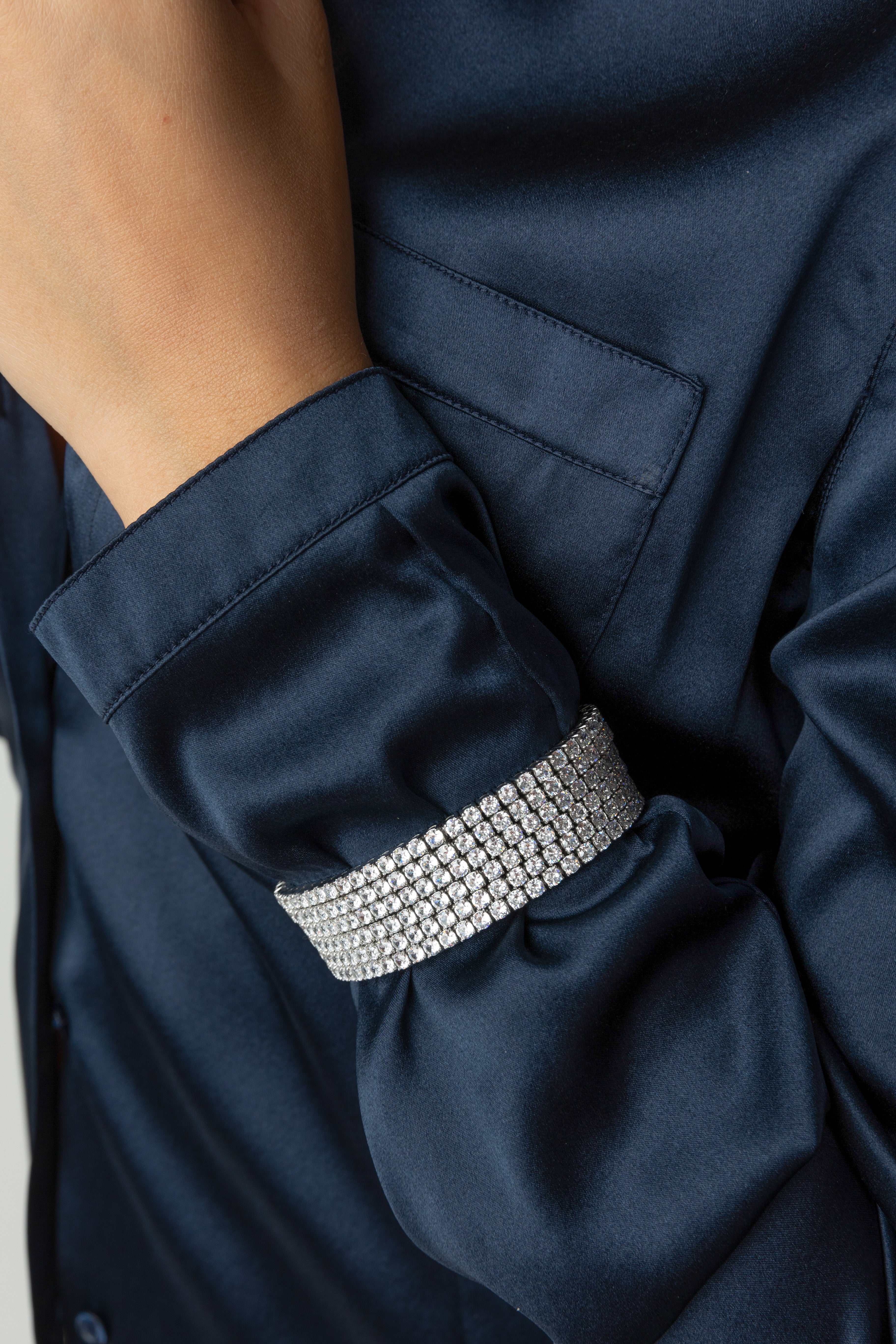 Grace Silver Tennis Bracelet