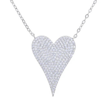 Suki Large Silver Necklace