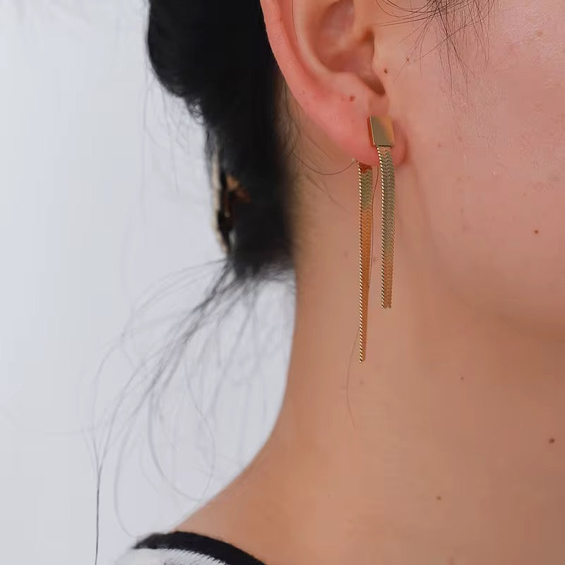 Shannon Snake Tassel Drops