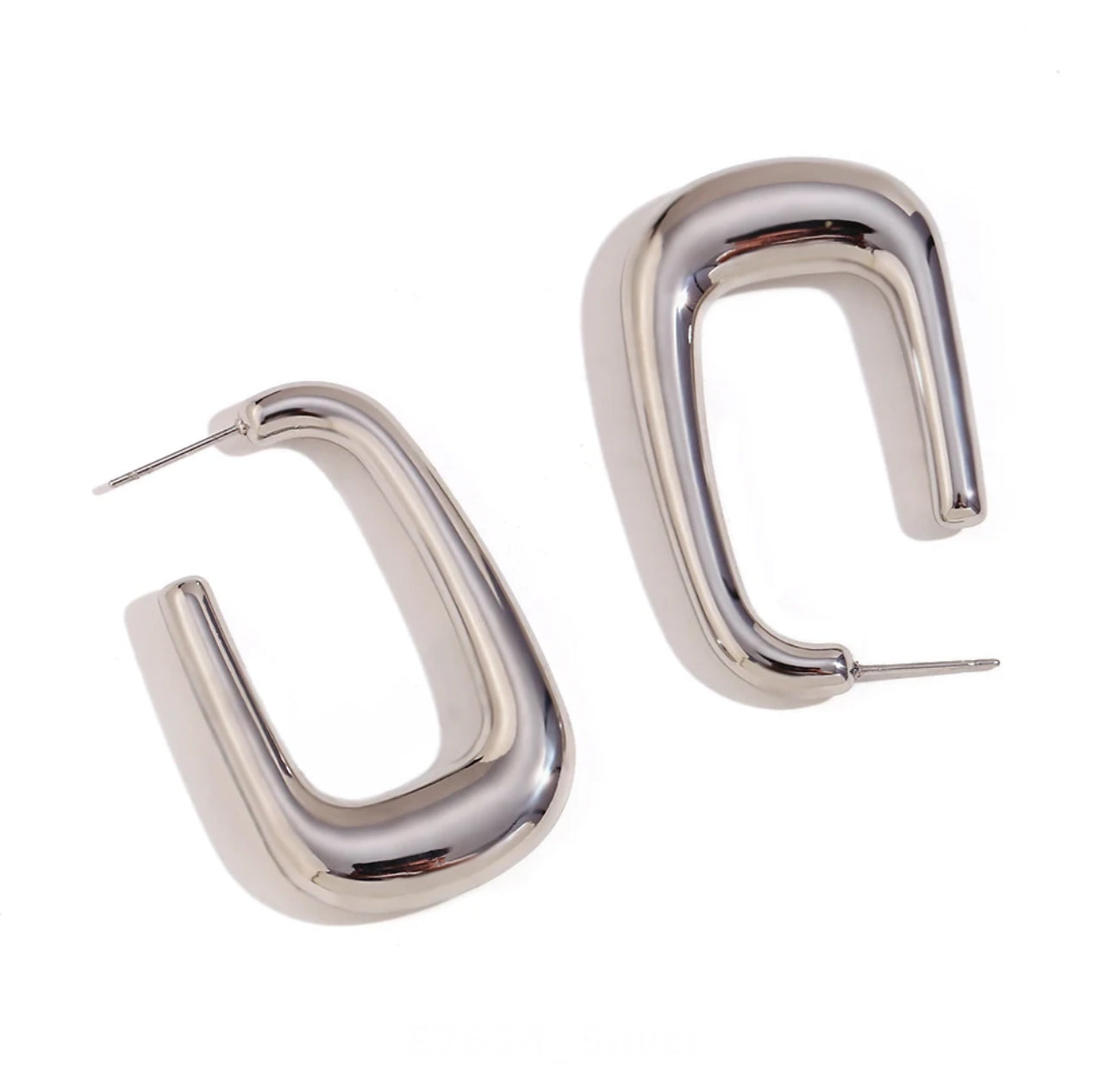 Fanny Silver Hoops