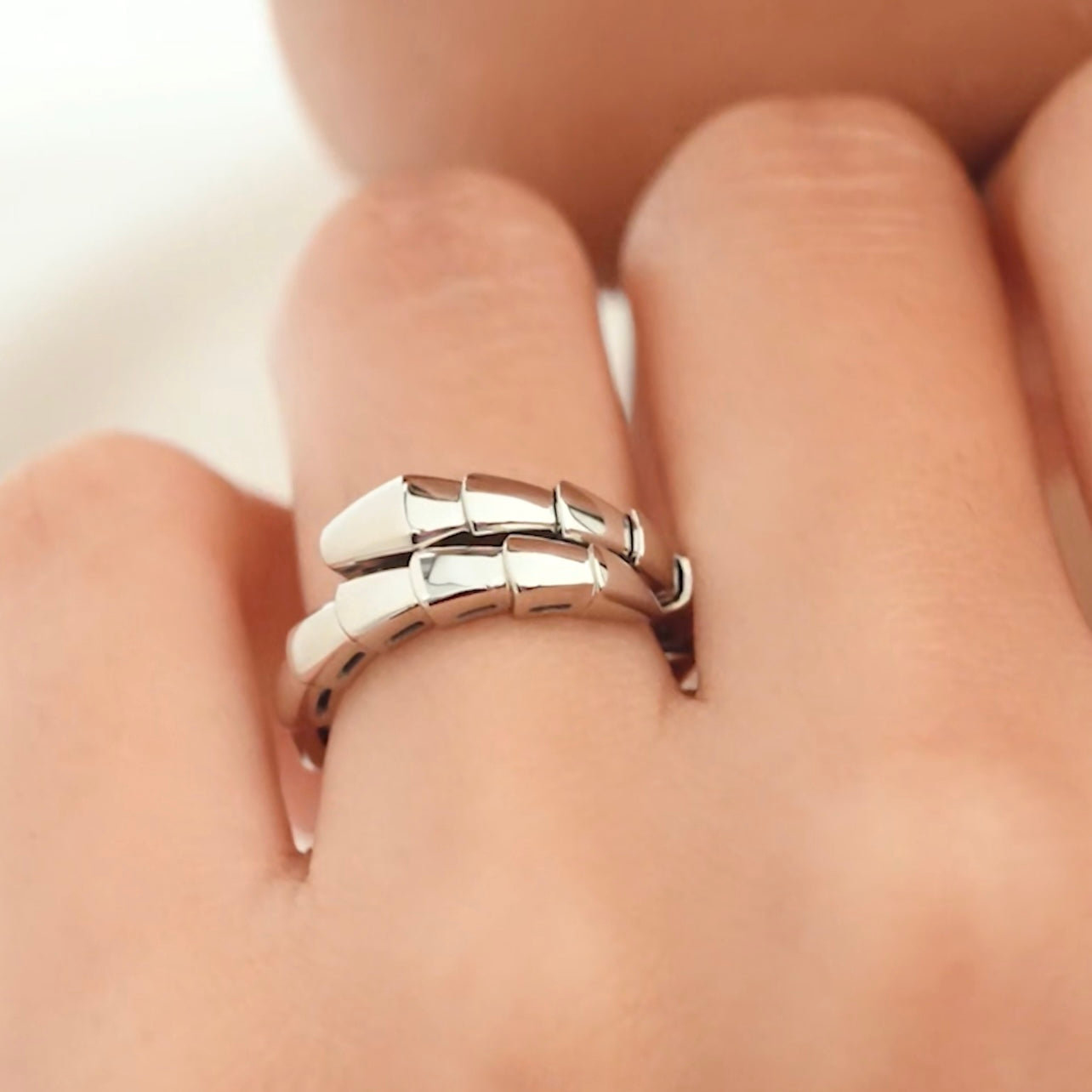 Viper Silver Ring