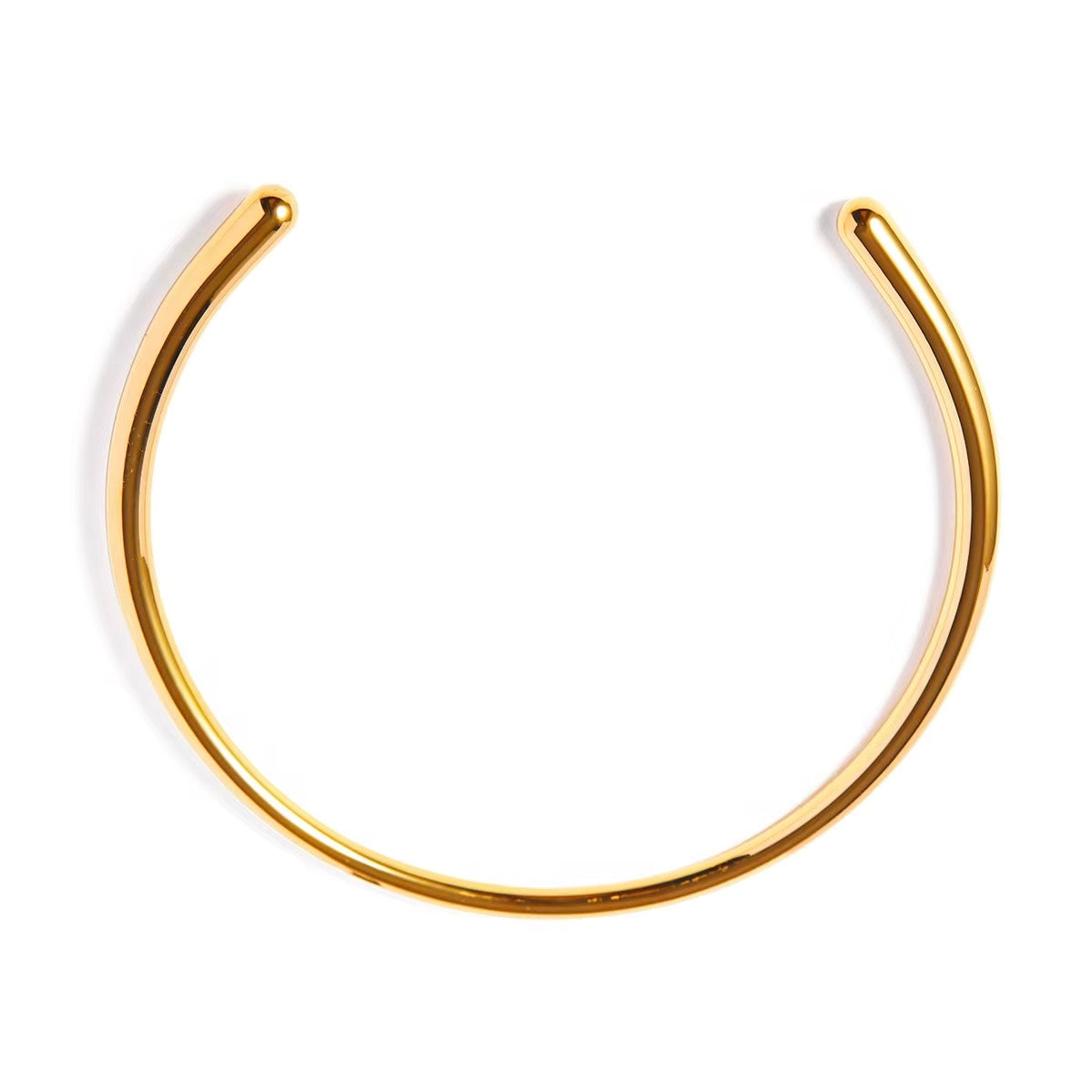 Aria –  Gold Tube Choker Necklace