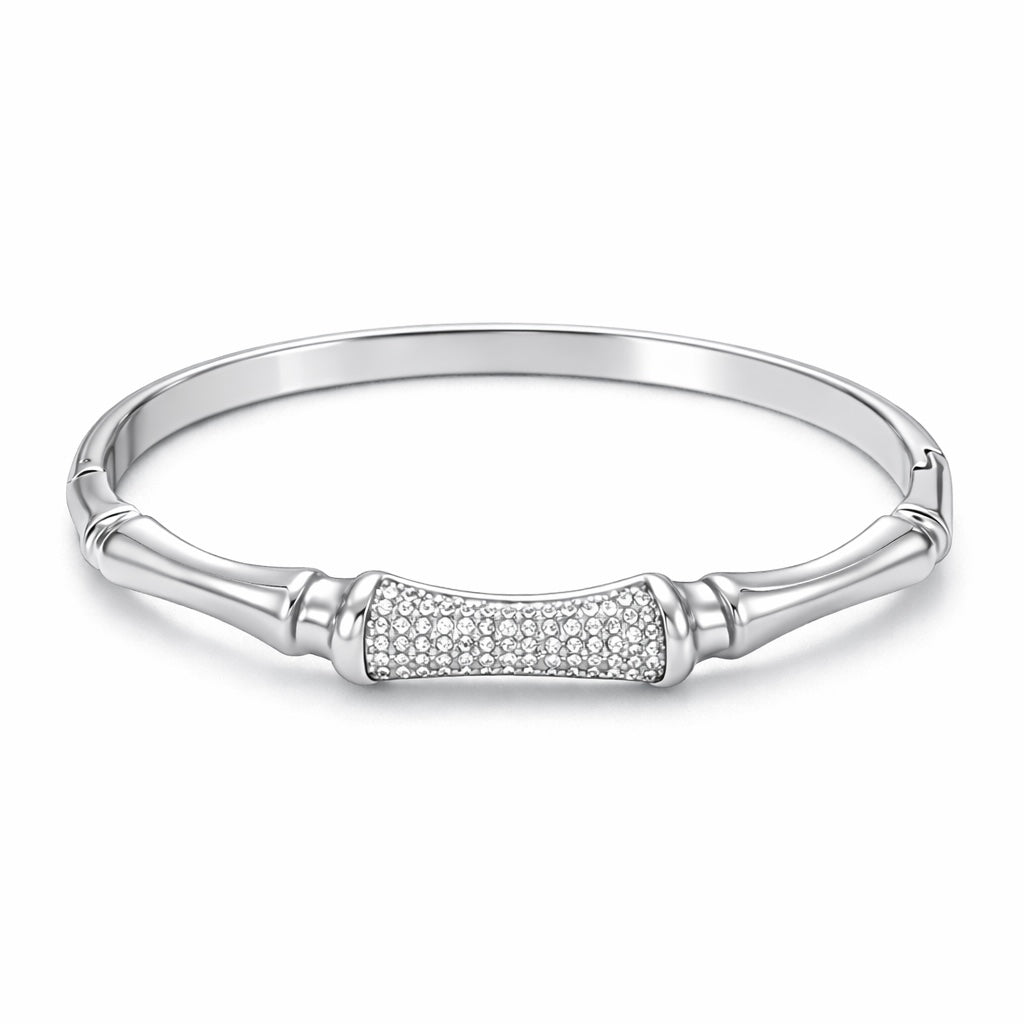 Ava Silver Bangle