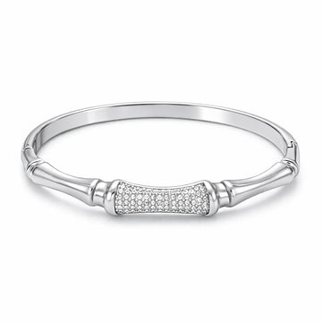 Ava Silver Bangle