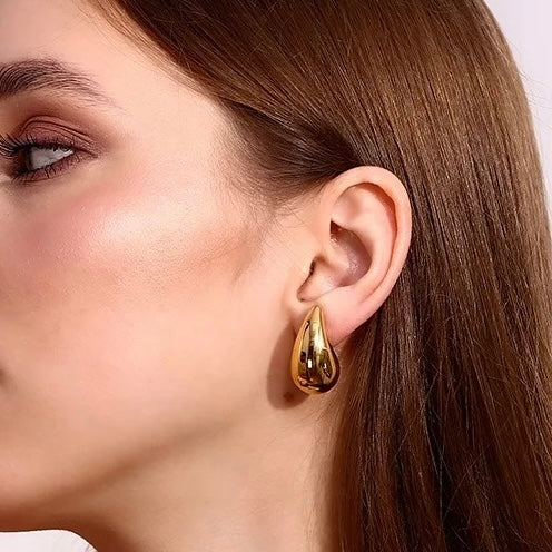 Rain Gold Earrings