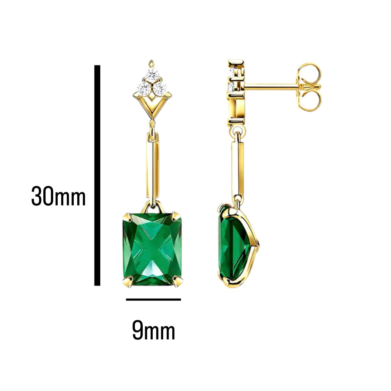 Liona Green Earrings