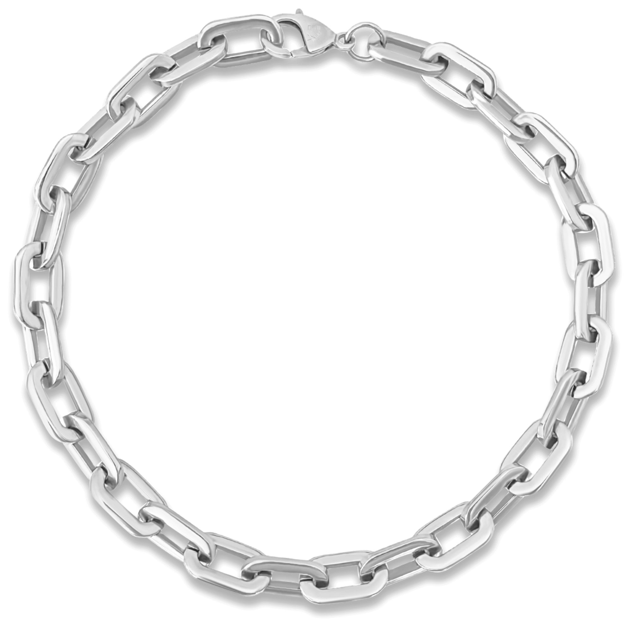Zara Silver Oversized Link Necklace