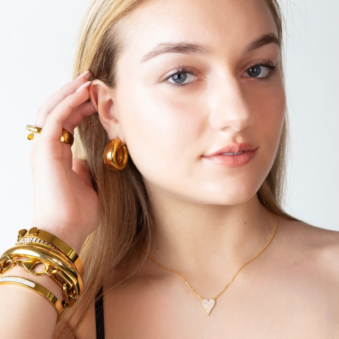 Liza Gold Earrings