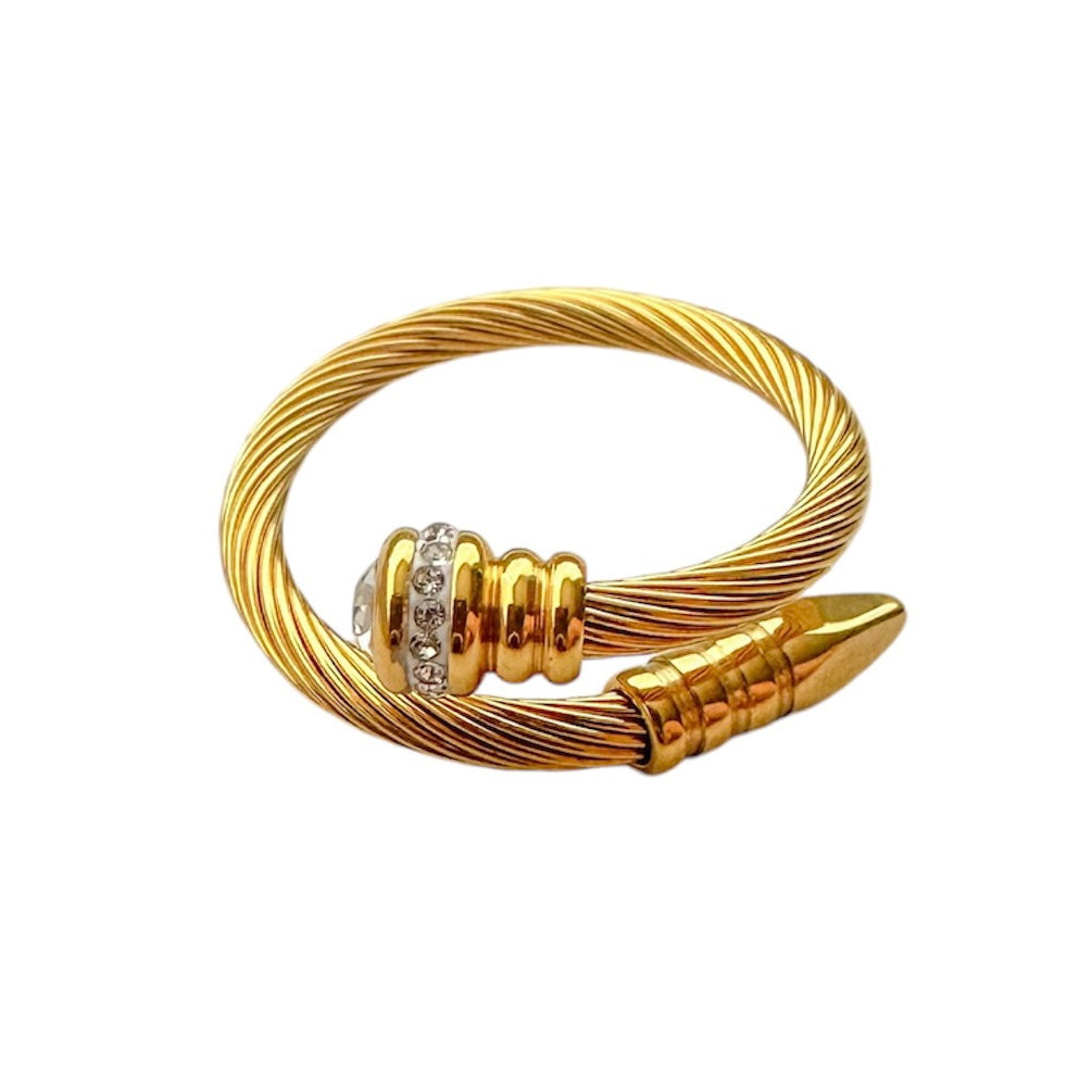 Twisted Nail Gold Ring