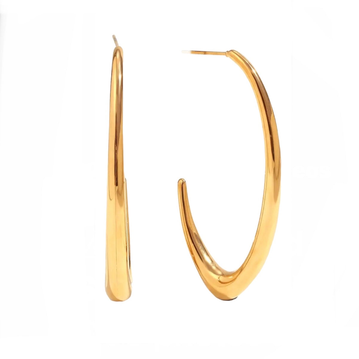 Lexa Gold Big Hoops