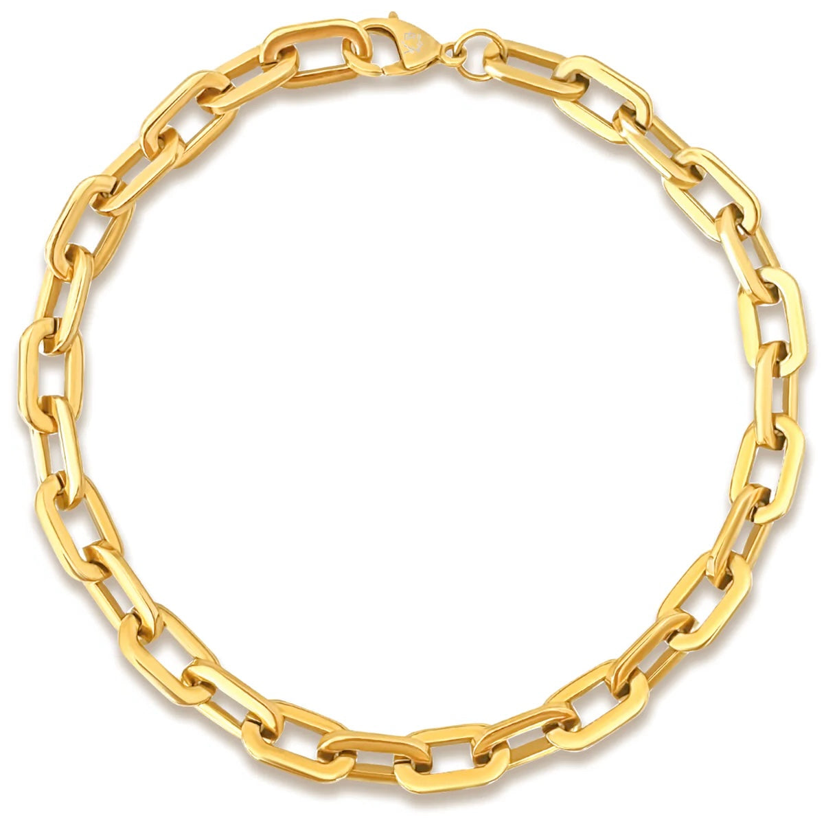 Zara Gold Oversized Link Necklace