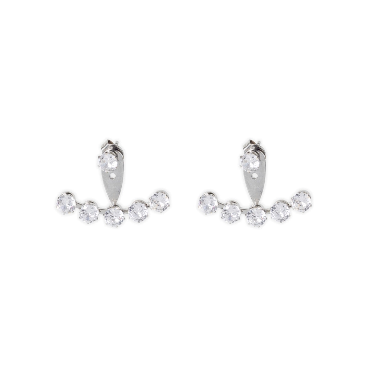  Cara Silver Zircon Earrings