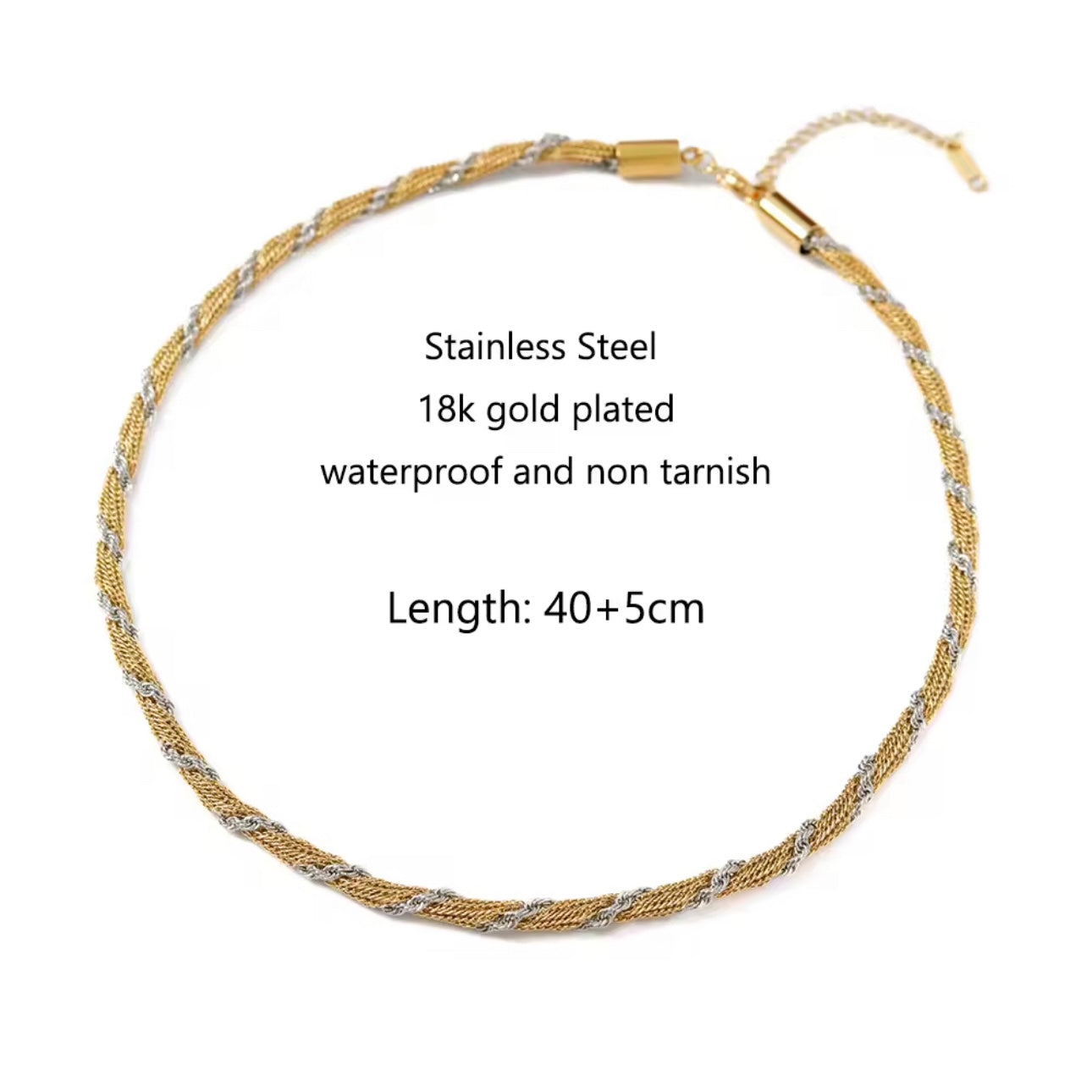 Isa Double Twisted Necklace
