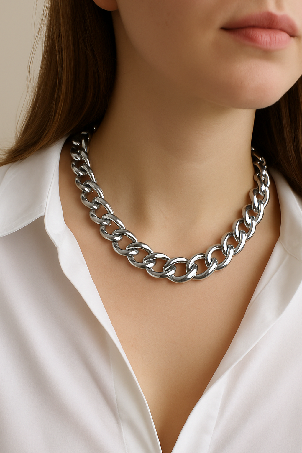 Sylvie Silver Necklace
