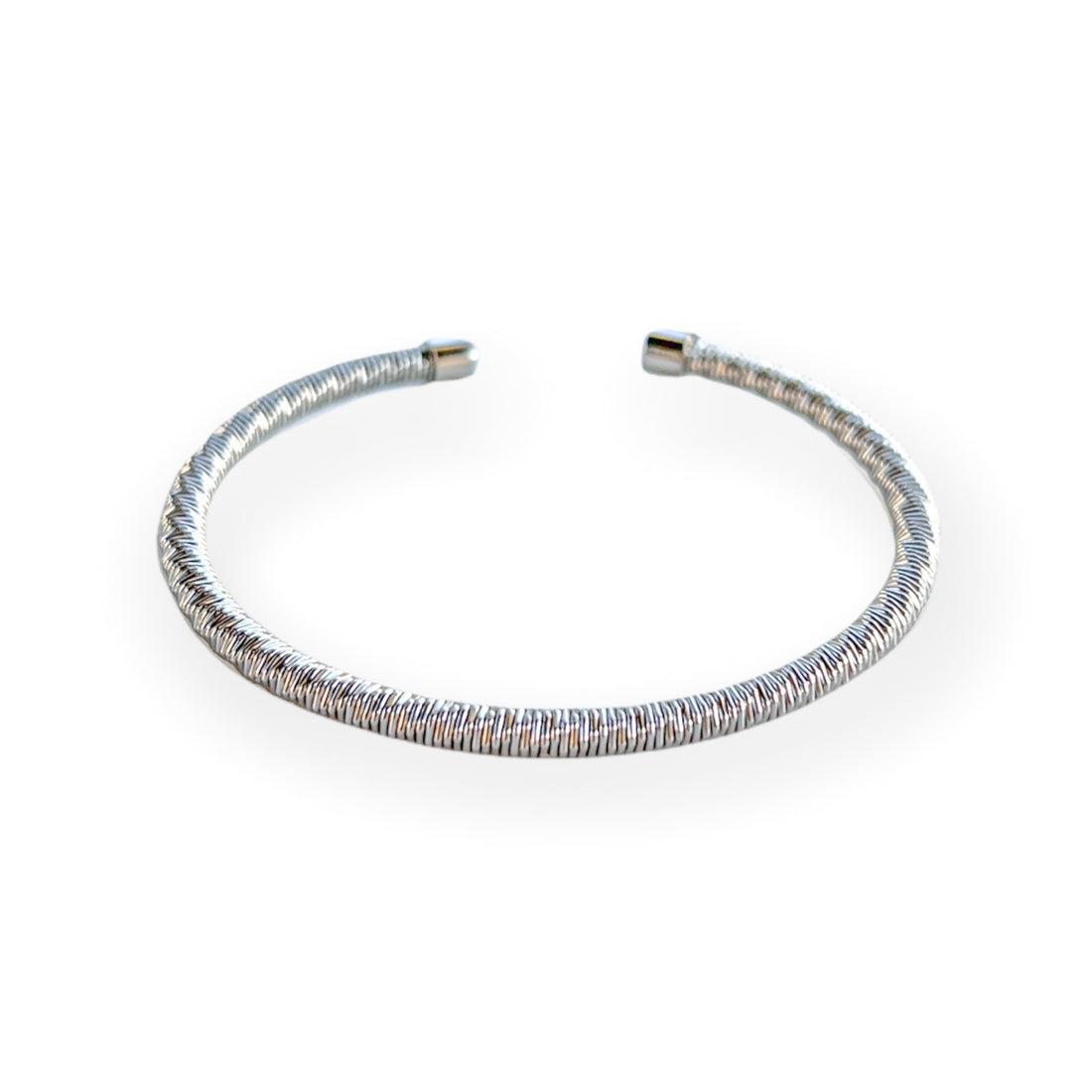 Charlotte Silver Bangle