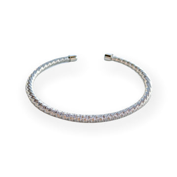 Charlotte Silver Bangle