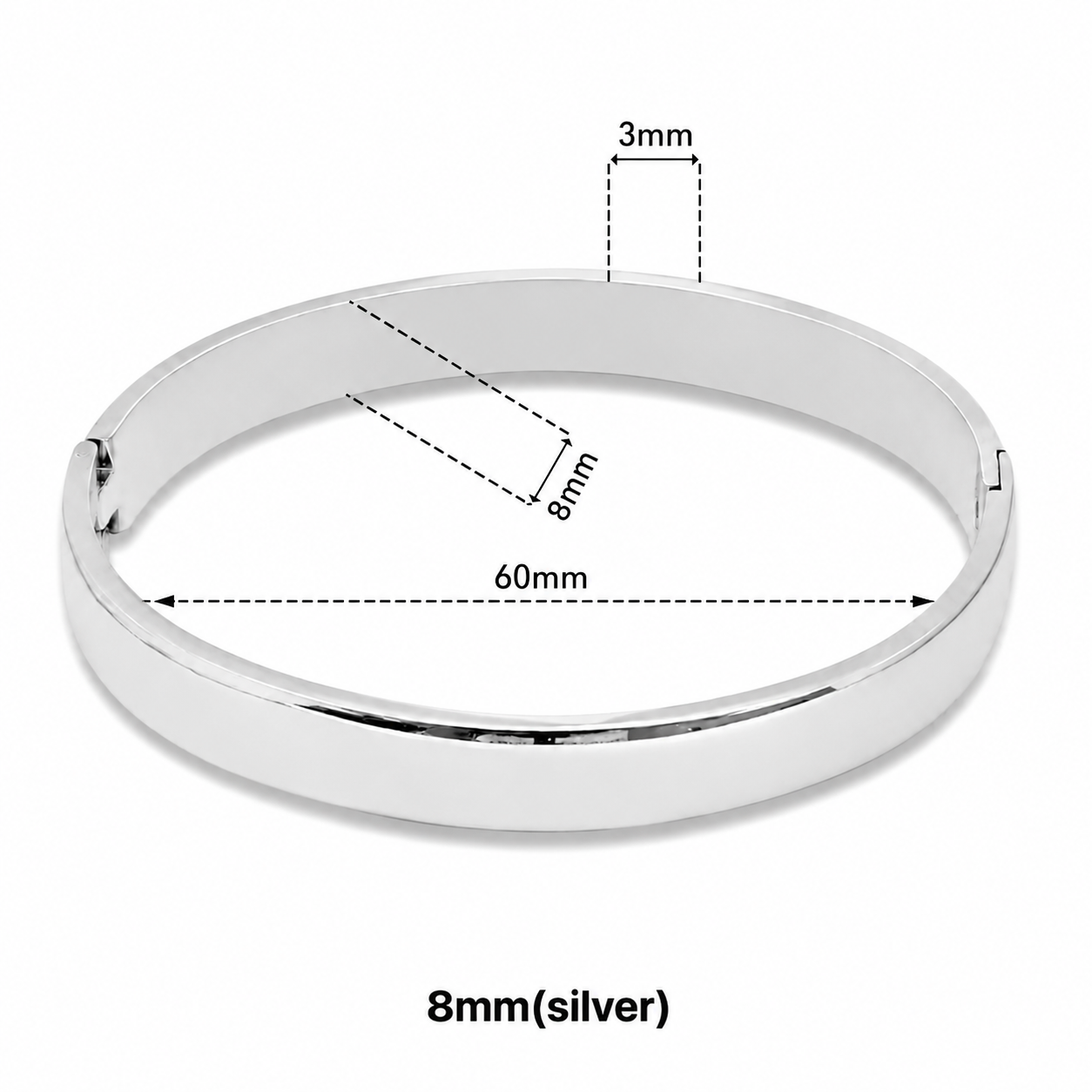 Aria Silver Bangle