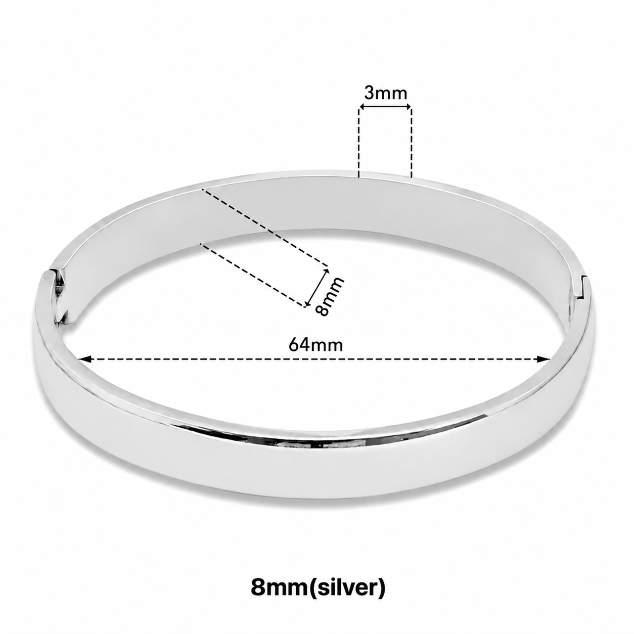 Aria Silver Bangle