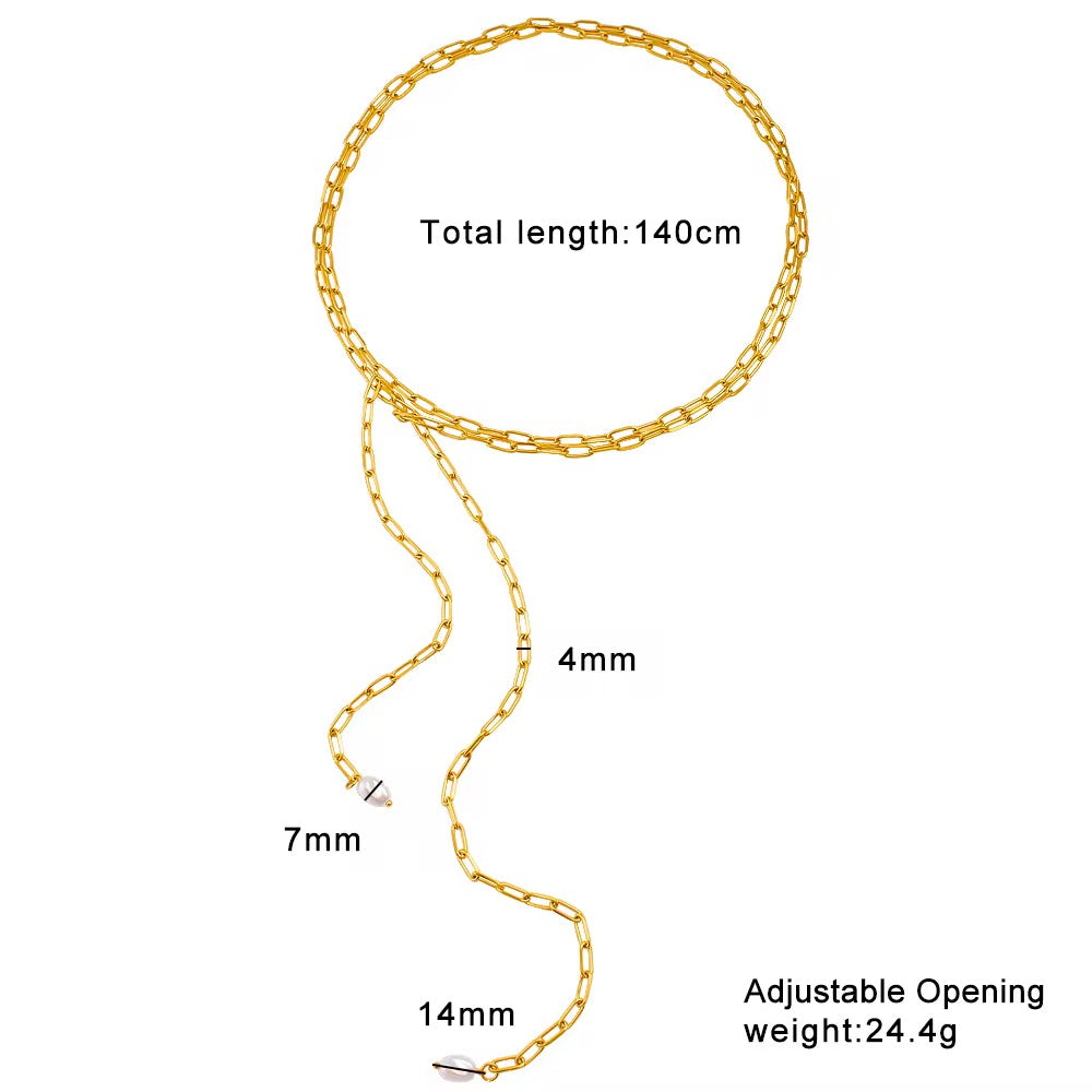 Joy Long Necklace & Belt