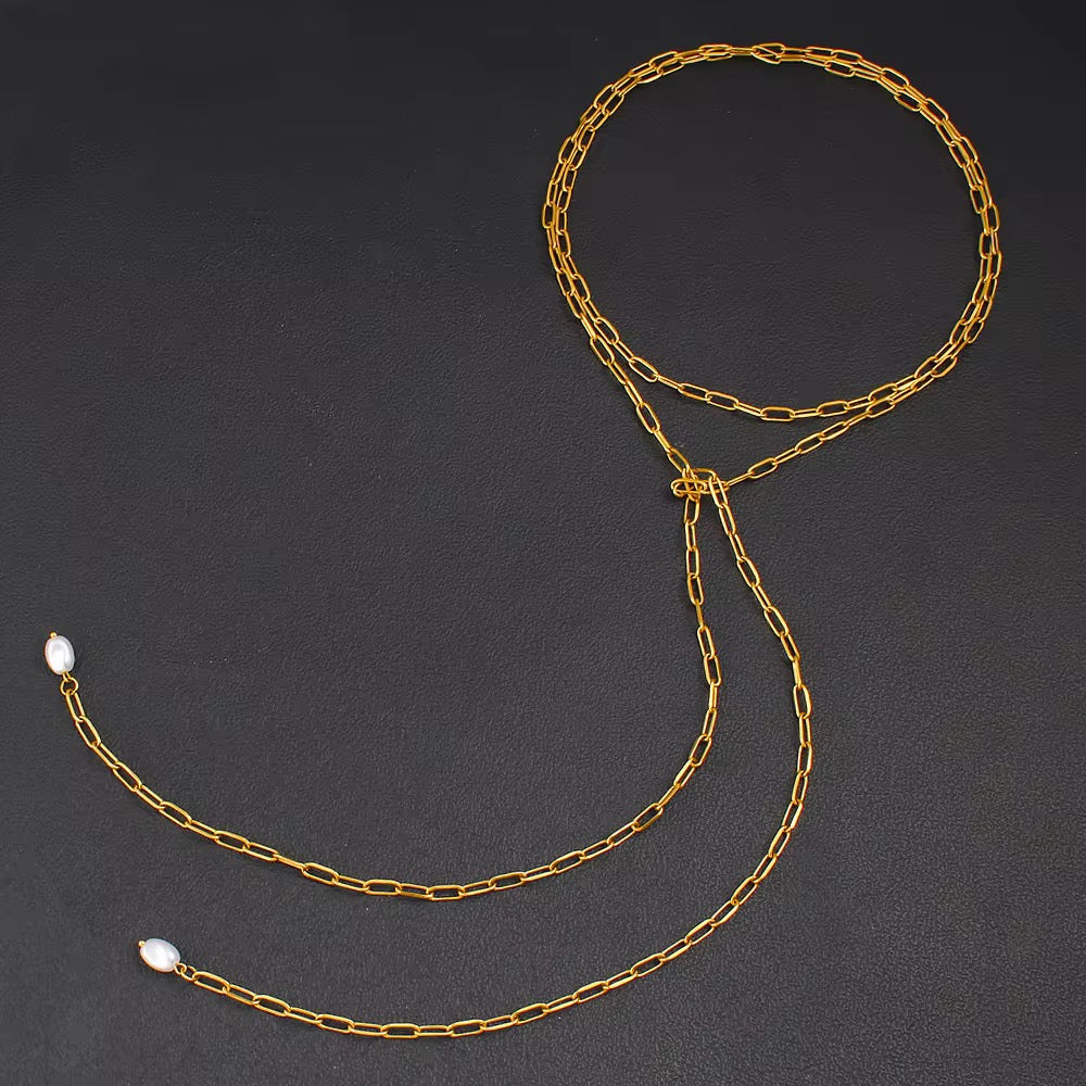 Joy Long Necklace & Belt