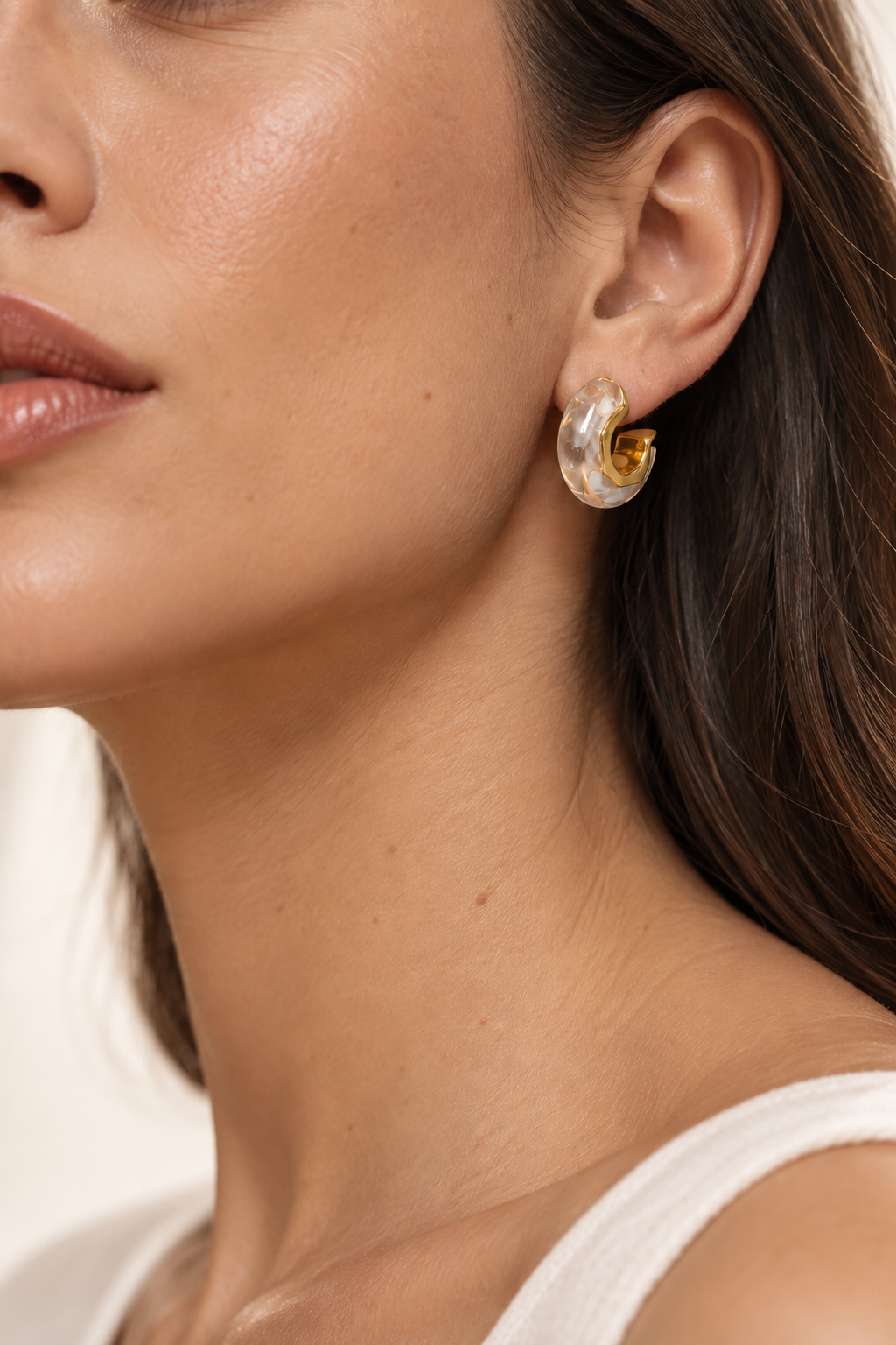 Nadya Clear Hoops