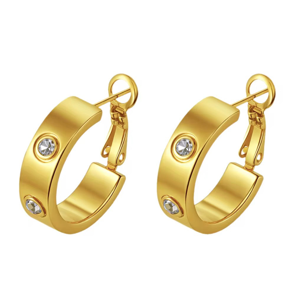 Jackie Gold Earrings