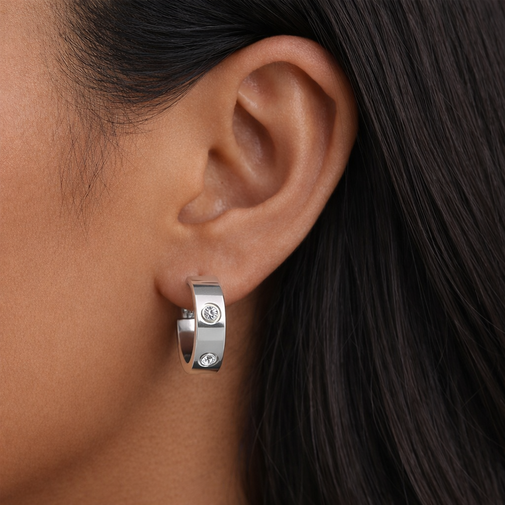 Jackie Silver Earrings