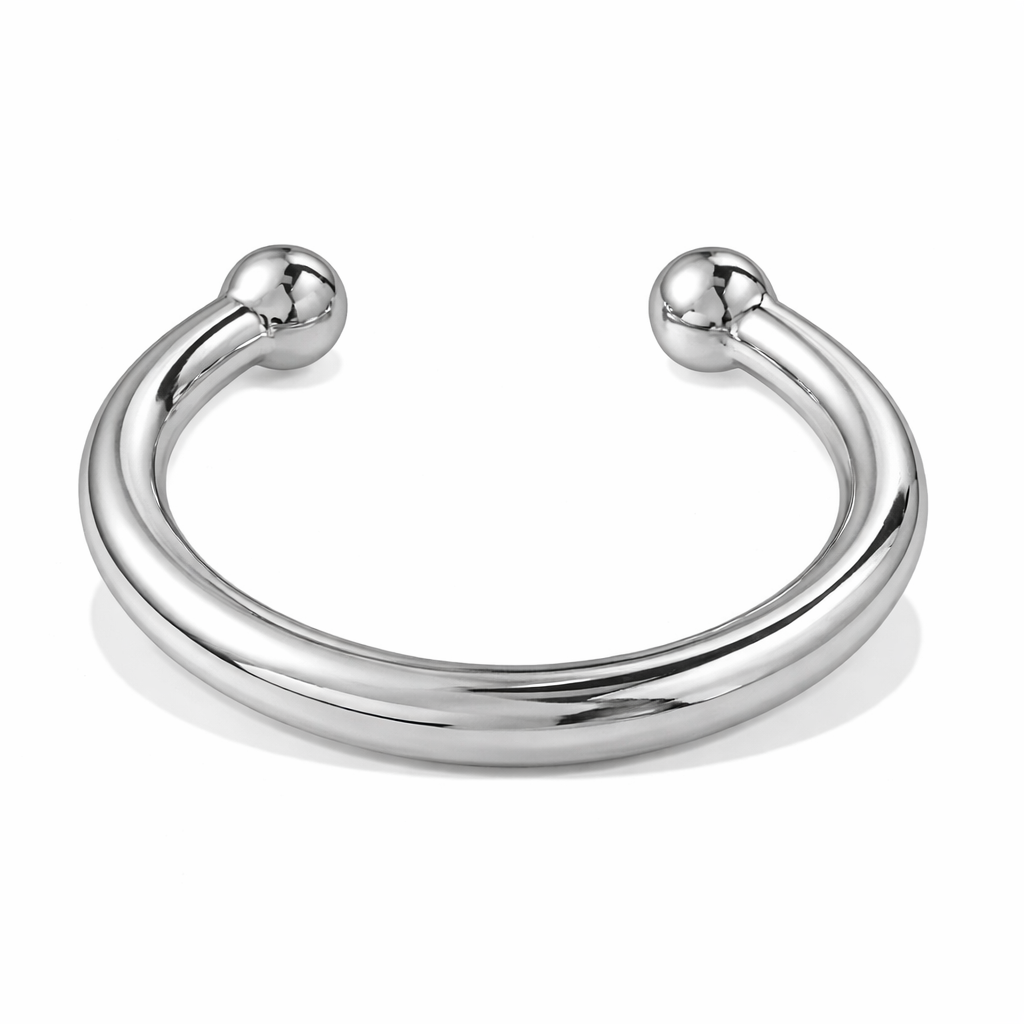 Colette Silver Bangle (Slim)