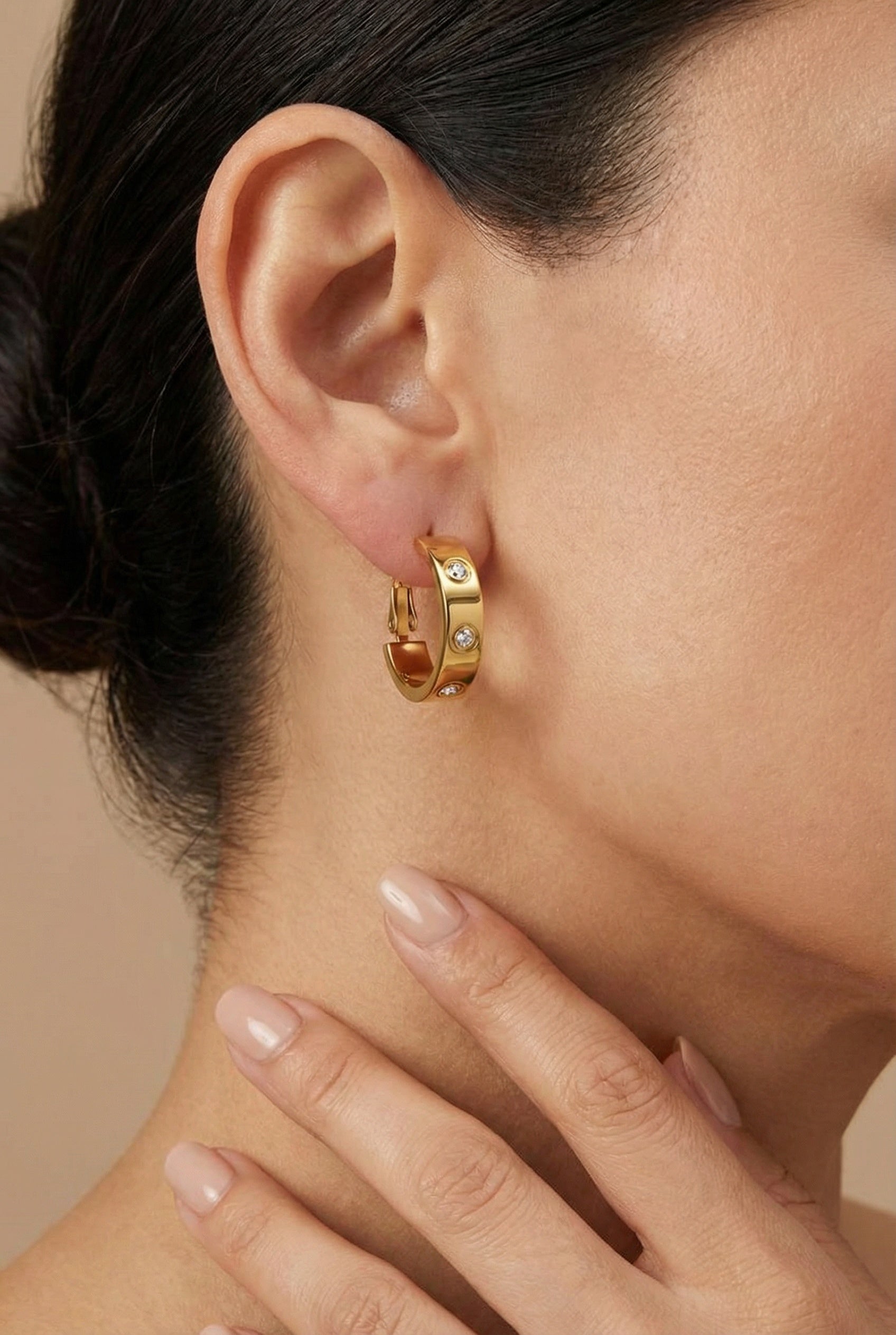 Jackie Gold Earrings