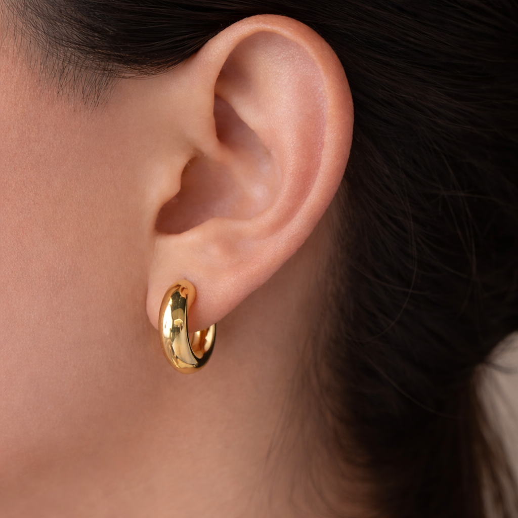 Diana Classic Gold Hoops
