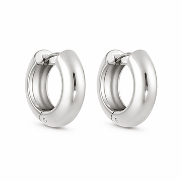 Tiziana Silver Hoop