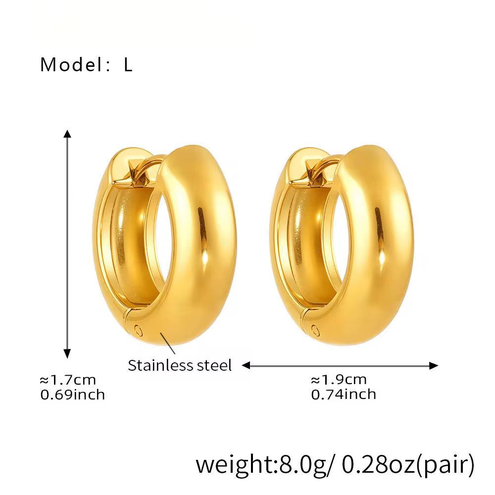 Tiziana Gold Hoop