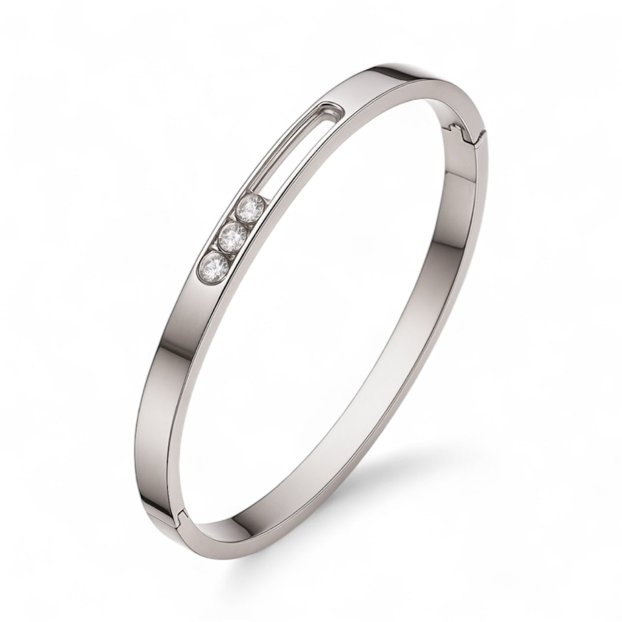 Penny Silver Bangle