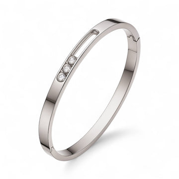 Penny Silver Bangle