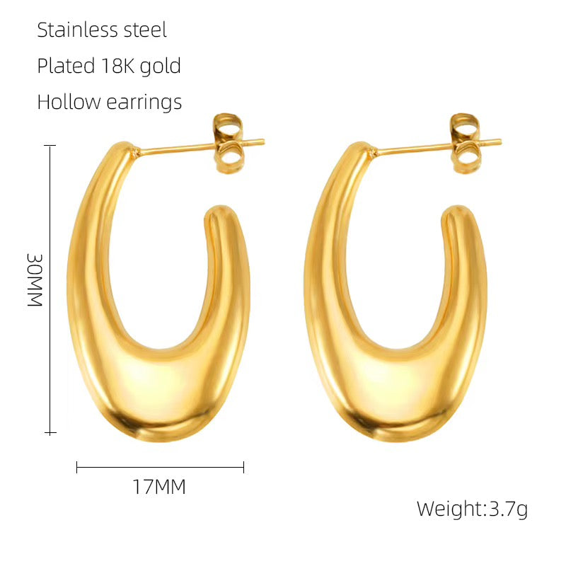 Parker Gold Hoops