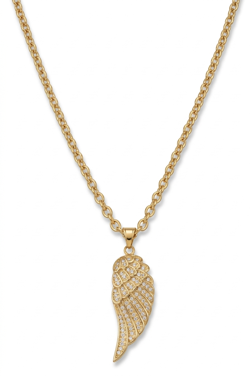 Wing Long Necklace