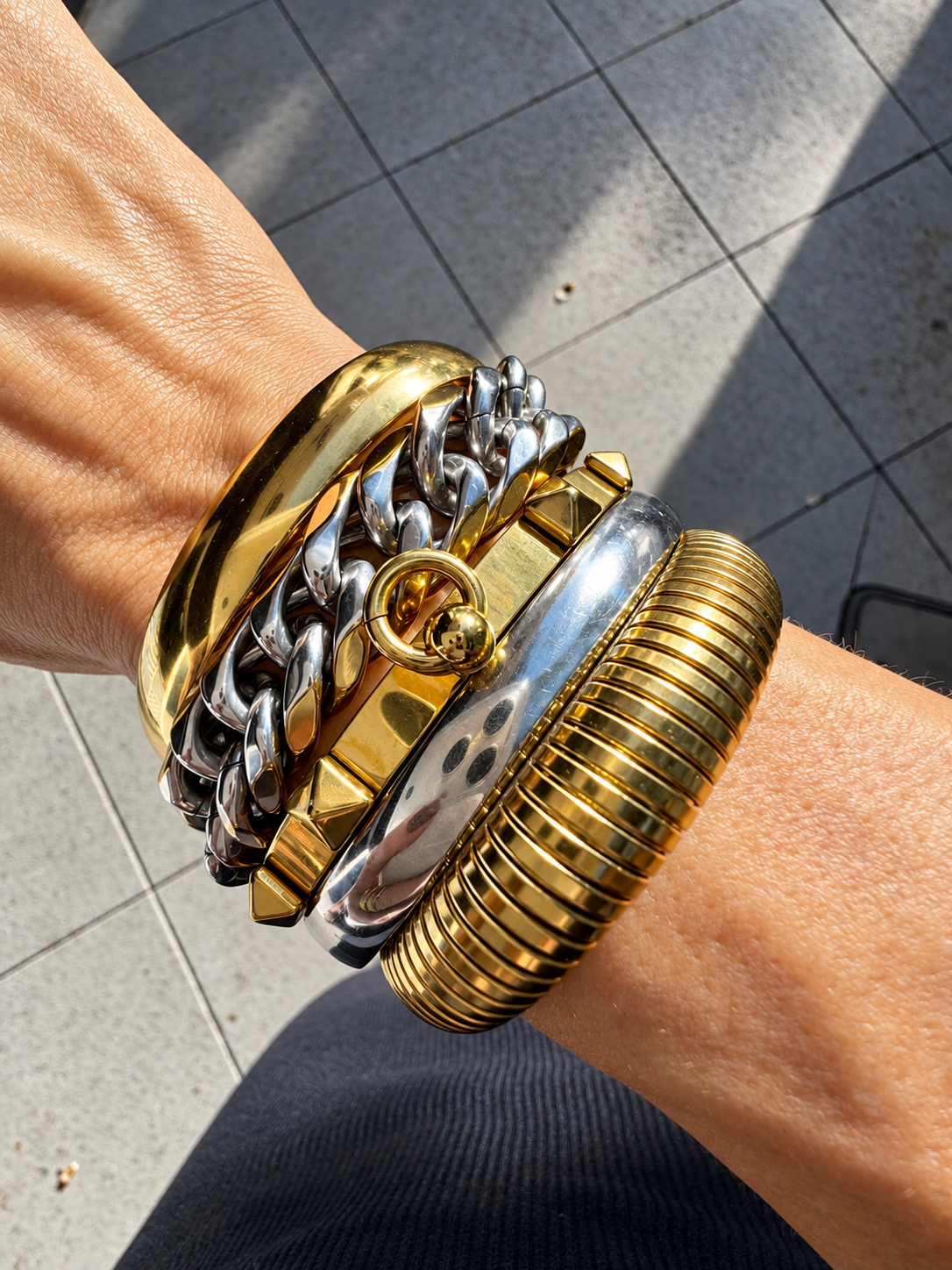 Python Gold Bracelet